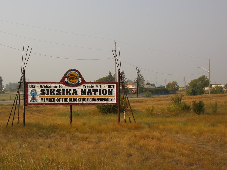 Siksika Nation Seeks Input On New Wastewater System Com Siksika Sign 1.JPG